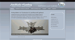 Desktop Screenshot of antik-halle-hamburg.de